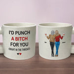 Custom Name Funny Best Friend Gifts for Women - Personalized Chunky Mug