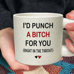 Custom Name Funny Best Friend Gifts for Women - Personalized Chunky Mug