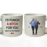 Custom Name Funny Best Friend Gifts for Women - Personalized Chunky Mug