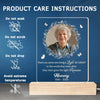 Custom Photo Your Light Will Guide Us Always - Memorial Personalized Custom Shaped 3D LED Light - Sympathy Gift, Christmas Gift For Family Members