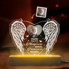Custom Photo Resting Where No Shadows Fall - Memorial Personalized Custom Shaped 3D LED Light - Sympathy Gift, Christmas Gift For Family Members