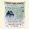 Custom Photo I'll Be Cuddled Up With You - Family Personalized Custom Blanket - Baby Shower Gift, First Christmas Gift, Christmas Gift For First Mom