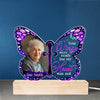 Custom Photo Your Wings Were Ready But My Heart Was Not - Memorial Personalized Custom Shaped 3D LED Light - Sympathy Gift For Family Members