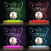 Custom Photo You’re In Our Hearts And Thoughts - Memorial Personalized Custom Shaped 3D LED Light - Sympathy Gift For Family Members