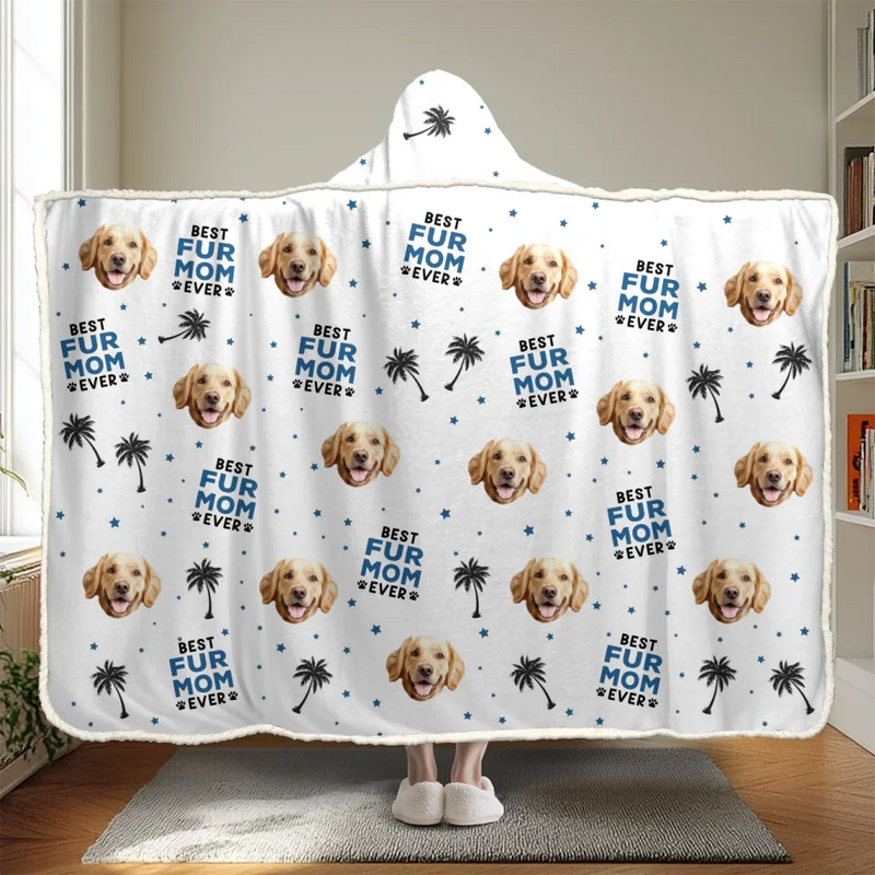 Custom Photo Happiness Is Having Furry Friends - Dog & Cat Personalized Custom Snuggle Blanket, Hoodie Blanket - Christmas Gift For Pet Owners, Pet Lovers