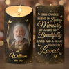 Custom Photo Love Is A Light That Never Dims - Memorial Personalized Custom LED Candle - Sympathy Gift, Christmas Gift For Family Members