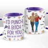 Laughter Is Better With You - Bestie Personalized Custom 3D Inflated Effect Printed Accent Mug - Christmas Gift For Best Friends, BFF, Sisters