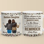 Custom Badass Daughter Gifts for Women - Personalized Mugs