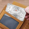 Location Map You Are The Map To My Heart - Couple Personalized Custom Map Aluminum Wallet Card - Map Art, Christmas Gift For Husband Wife, Anniversary