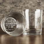 Custom Name Flirty Romantic Gift - Personalized Engraving Whiskey Glass