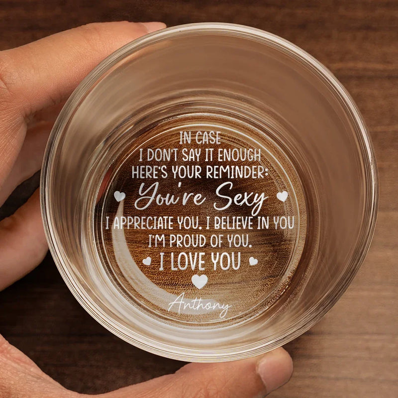 I Found My Forever In You - Couple Personalized Custom Whiskey Glass - Gift For Husband Wife, Anniversary