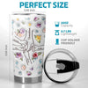 Hold Our Tiny Hands For Just A Little While, But Our Hearts Forever - Family Personalized Custom 3D Inflated Effect Printed Tumbler - Gift For Mom, Grandma