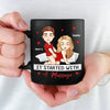 The Peanut Butter To My Jelly - Couple Personalized Custom Black Mug - Christmas Gift For Husband Wife, Anniversary
