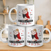 Your Kiss Is The Language My Heart Speaks - Couple Personalized Custom Mug - Christmas Gift For Husband Wife, Anniversary
