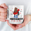 A Kiss Is Our Love’s Silent Promise - Couple Personalized Custom Mug - Christmas Gift For Husband Wife, Anniversary