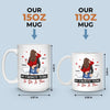 A Kiss Is Our Love’s Silent Promise - Couple Personalized Custom Mug - Christmas Gift For Husband Wife, Anniversary