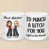 Our Vibe Is Unmatched - Bestie Personalized Custom Mug - Christmas Gift For Best Friends, BFF, Sisters