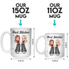 Our Vibe Is Unmatched - Bestie Personalized Custom Mug - Christmas Gift For Best Friends, BFF, Sisters
