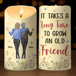 Custom Name Best Friend Gifts for Women - Personalized LED Candle
