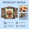 Custom Photo Unconditional Love In A Furry Package - Memorial Personalized Custom Car Ornament - Acrylic Custom Shaped - Sympathy Gift For Pet Owners, Pet Lovers