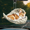 Custom Photo Pets Leave Paw Prints On Our Hearts - Memorial Personalized Custom Car Ornament - Acrylic Custom Shaped - Sympathy Gift For Pet Owners, Pet Lovers