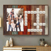 Custom Photo Heart Full Of Love, Home Full Of Family - Family Personalized Custom Horizontal Poster - Christmas Gift For Family Members