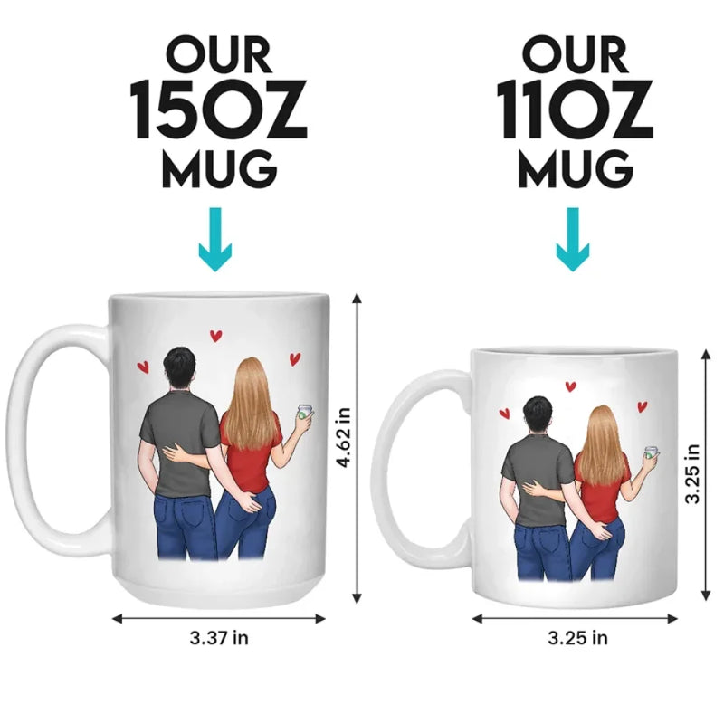 Meeting You Changed Everything - Couple Personalized Custom Mug - Gift For Husband Wife, Anniversary