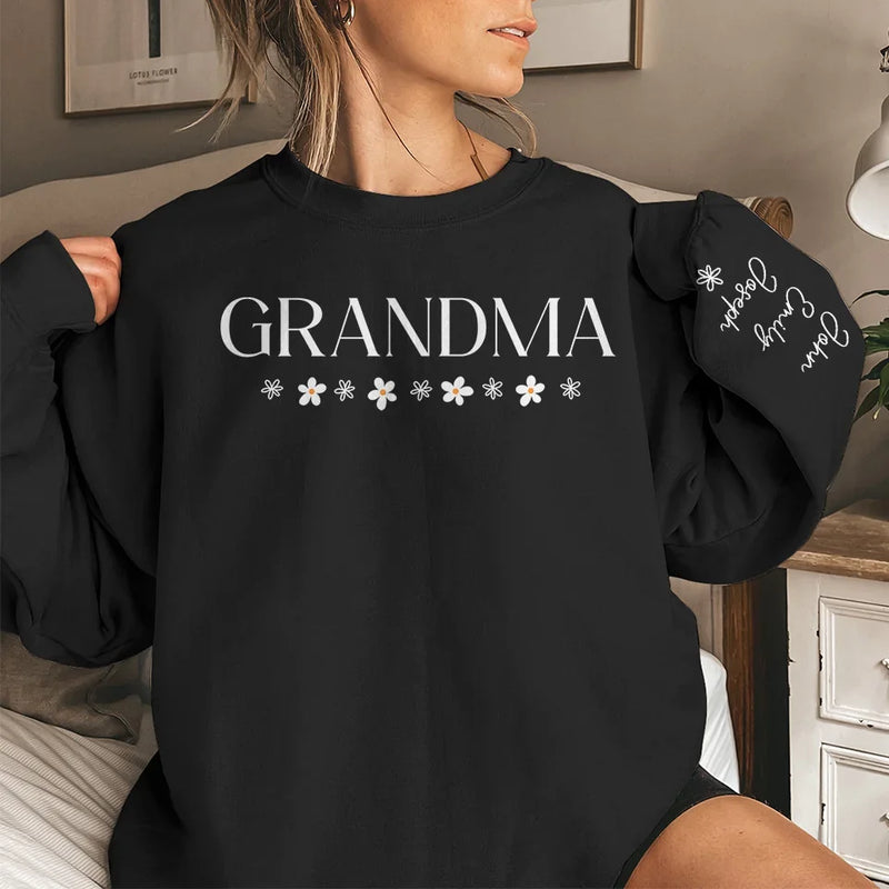 Custom Name Grandma Gifts - Personalized Sweater