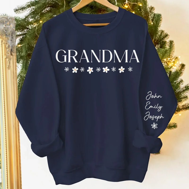 Custom Name Grandma Gifts - Personalized Sweater