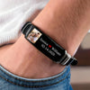 Custom Photo I Love You Always And Forever - Couple Personalized Custom Bracelet - Gift For Husband Wife, Anniversary
