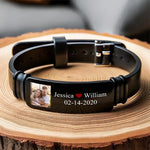 Custom Photo Couple Gifts - Personalized Bracelet