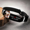 Custom Photo I Love You Always And Forever - Couple Personalized Custom Bracelet - Gift For Husband Wife, Anniversary