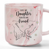 Forever My Little One - Family Personalized Custom Marble Mug - Gift For Mom, Grandma