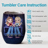 Best Friends Are Hard To Find - Bestie Personalized Custom Wine Tumbler - Gift For Best Friends, BFF, Sisters