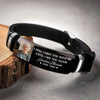 Custom Photo I Will Carry You With Me Until I See You Again - Memorial Personalized Custom Bracelet - Sympathy Gift For Family Members