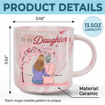Custom Name Daughter Gifts from Mom - Personalized Marble Mug