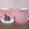 Besties For Life - Bestie Personalized Custom Chunky Mug - Gift For Best Friends, BFF, Sisters