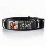 Custom Photo Funny Husband Gifts - Personalized Bracelet