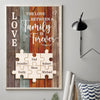 Together We Make A Family - Family Personalized Custom Vertical Poster - Gift For Family Members