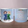 Besties For Life - Bestie Personalized Custom Chunky Mug - Gift For Best Friends, BFF, Sisters