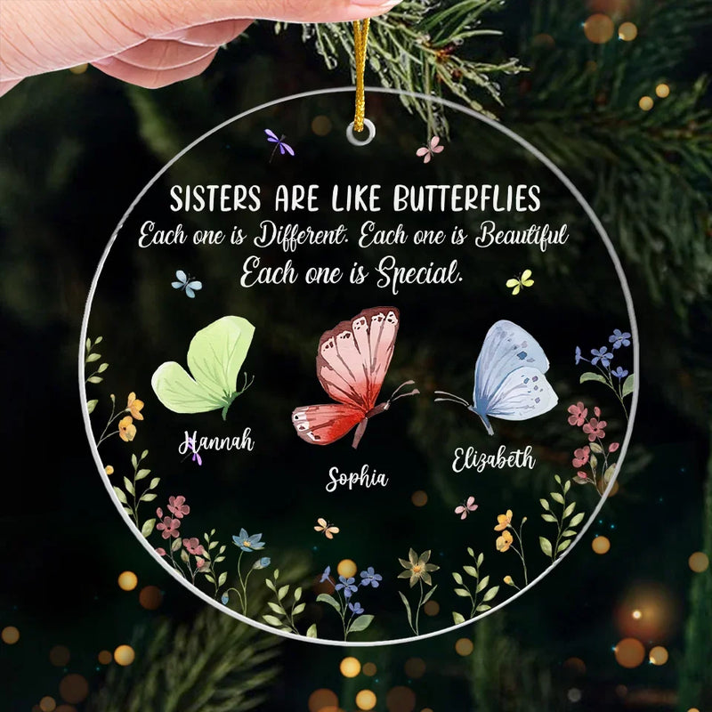 Good Friends And Good Times - Bestie Personalized Custom Ornament - Acrylic Custom Shaped - Gift For Best Friends, BFF, Sisters