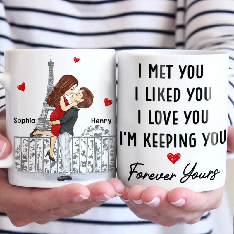 You Are My Always And Forever - Couple Personalized Custom Mug - Gift For Husband Wife, Anniversary