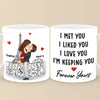 You Are My Always And Forever - Couple Personalized Custom Mug - Gift For Husband Wife, Anniversary