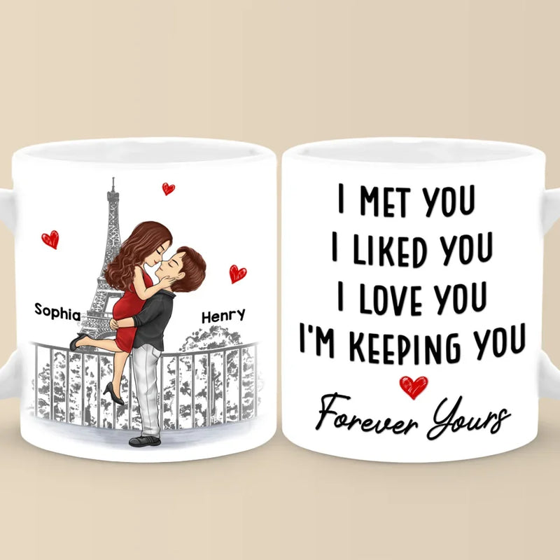You Are My Always And Forever - Couple Personalized Custom Mug - Gift For Husband Wife, Anniversary