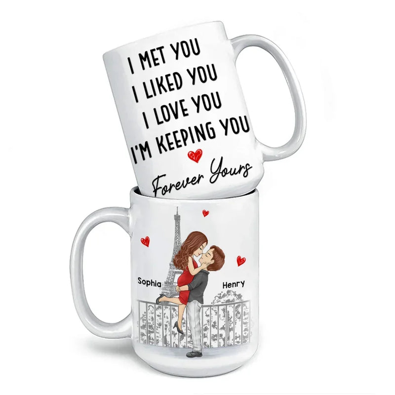 You Are My Always And Forever - Couple Personalized Custom Mug - Gift For Husband Wife, Anniversary
