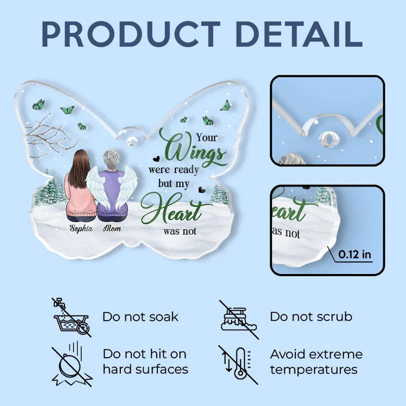 Their Legacy Lives On In Our Hearts - Memorial Personalized Custom Car Ornament - Acrylic Custom Shaped - Sympathy Gift For Family Members