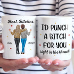 Custom Name Funny Best Friend Gifts for Women - Personalized Mugs