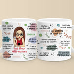 Custom Name Bad Bitch Affirmation Gifts for Women - Personalized Mugs