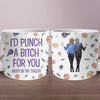 Partner In Crime - Bestie Personalized Custom Chunky Mug - Gift For Best Friends, BFF, Sisters