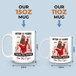 Custom Name Funny Anniversary Gifts for Couples - Personalized Mugs